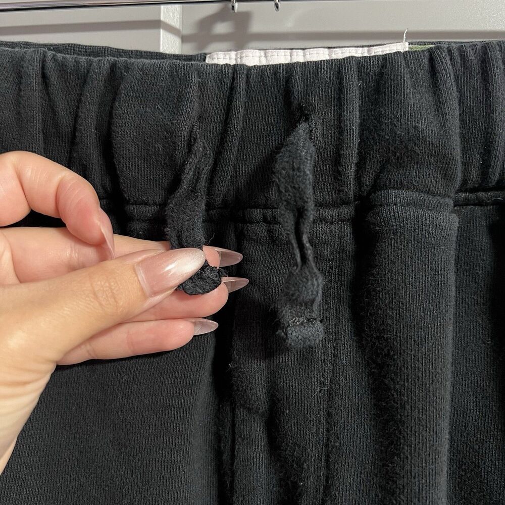 Globe Australia Traveller Fleece Elastic Waist Organic Cotton Shorts Black Med View 3